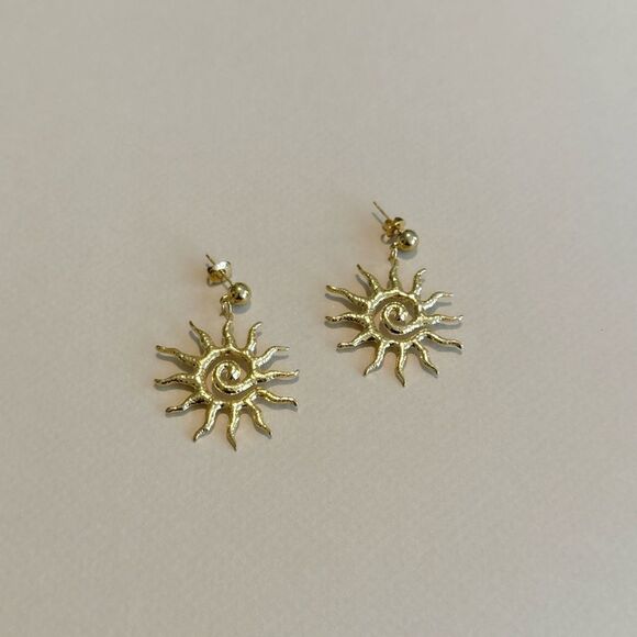 Boho sun earrings #1382 - Picture 2 of 4